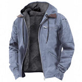 Isak™ | Warm Fleece-Lined Vintage Hoodie Jacket