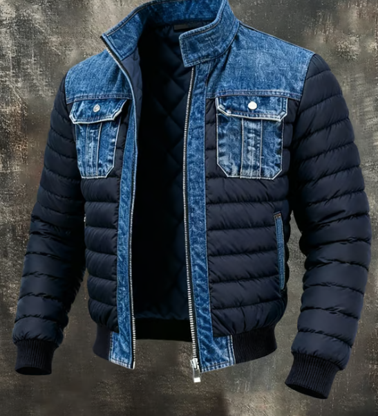 Rolf | Denim Jacket with Quilted Lining