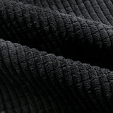 Corduroy Paisley Print Panel Pants