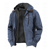 Isak™ | Warm Fleece-Lined Vintage Hoodie Jacket