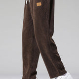 Straight Leg Corduroy Pants