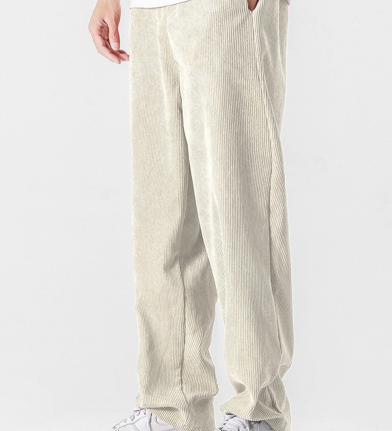 Straight Leg Corduroy Pants