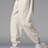 Corduroy Drawstring Jogging Pants