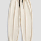 Corduroy Drawstring Jogging Pants