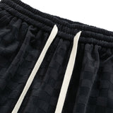 Checkerboard Straight Leg Pants