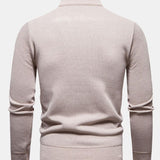 Relax Fit Zip Up Neck Sweater