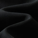 Relax Fit Elastic Waist Straight Leg Trousers