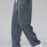 Straight Leg Corduroy Pants