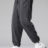 Corduroy Drawstring Jogging Pants