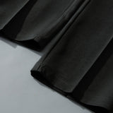 Relax Fit Elastic Waist Straight Leg Trousers